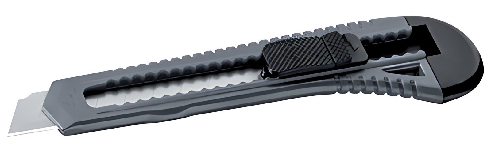 WESTEX Cutter, plastique, lame: 18 mm, gris