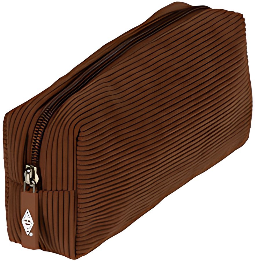 WEDO Trousse en velours côtelé, marron