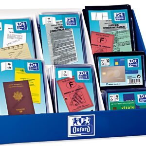 Oxford Etuis de protection, PVC, 93 pièces en présentoir
