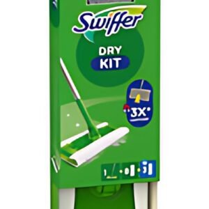 Swiffer Kit de démarrage balai, serpillères humides/sèches