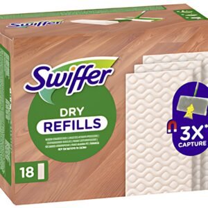 Swiffer Serpillère à sec "bois & parquet", pack de rechange