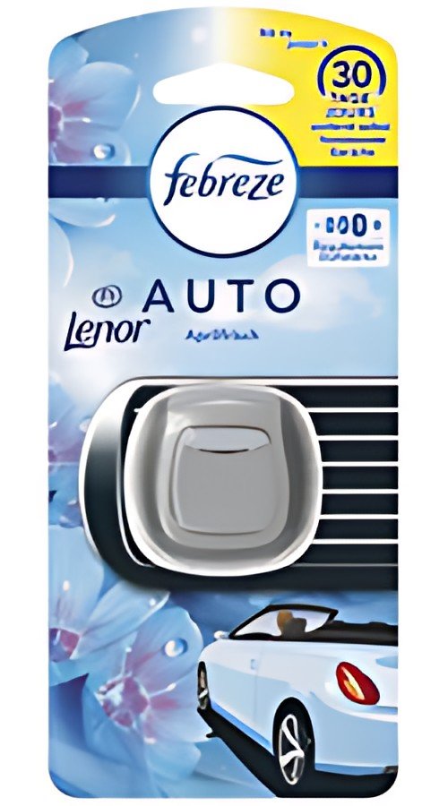 febreze Car Désodorisant de voiture Lenor Fraîcheur d'avril