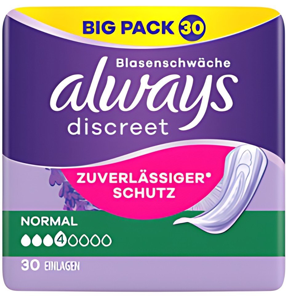 always discreet Serviette pour fuites urinaires Normal