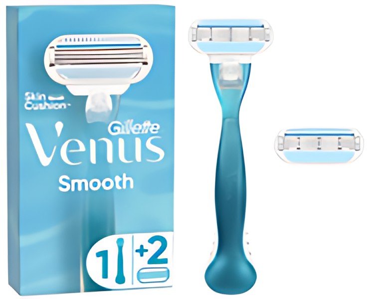 Gillette for Women Rasoir Venus Smooth, 2 lames incl.