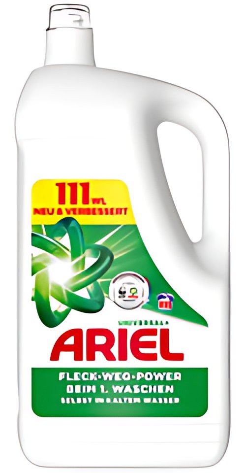 ARIEL Lessive liquide Universal+, 4,995 litres - 111 lavages
