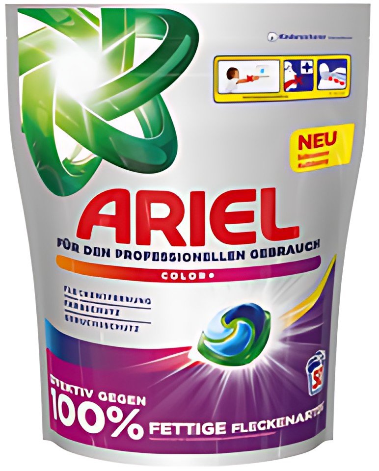 ARIEL PROFESSIONAL Lessive en capsules All-in-1 Color+