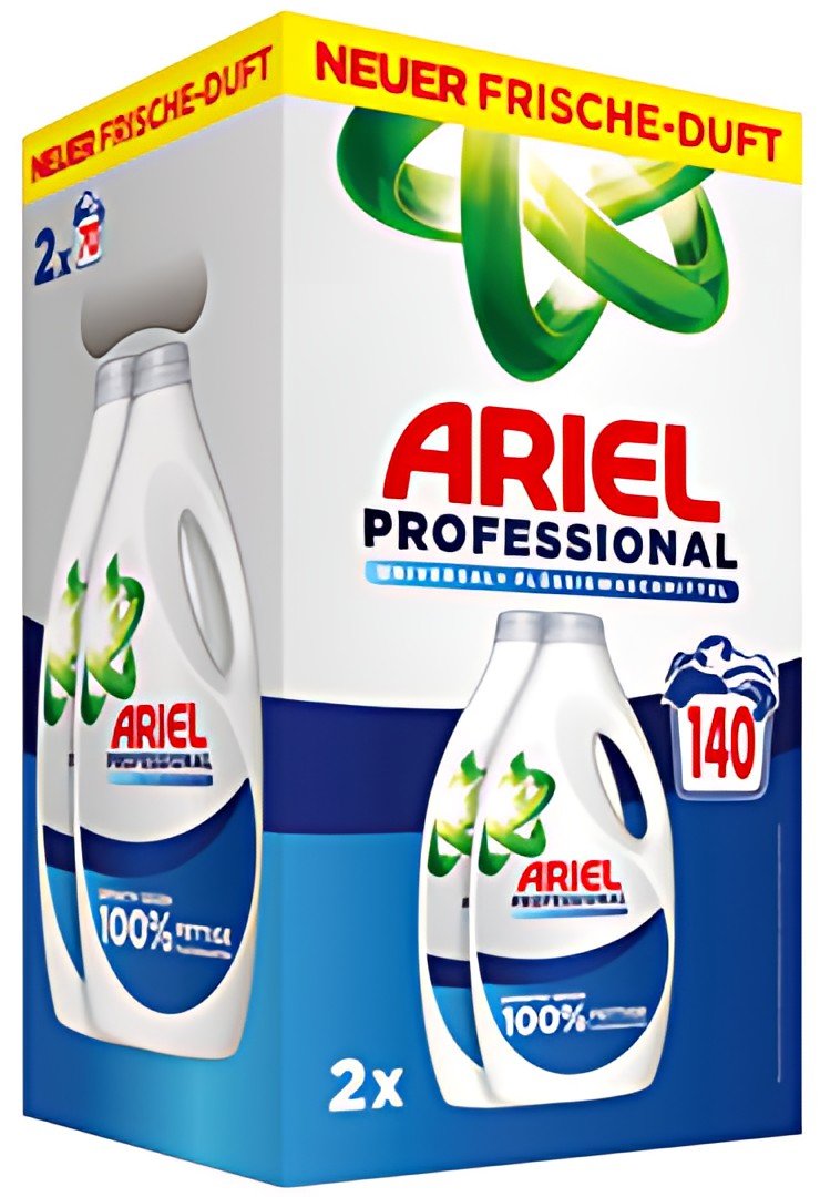ARIEL PROFESSIONAL Lessive liquide Universal+, 140 lavages