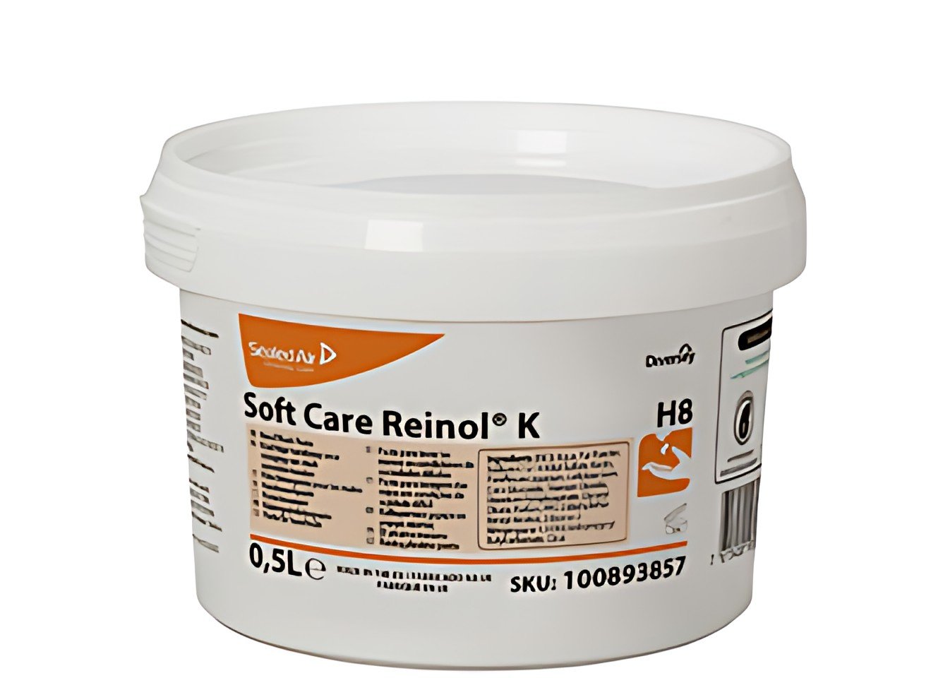 Soft Care REINOL K Pâte lavante pour mains, pot de 500 ml