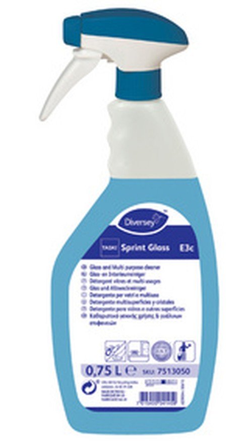 TASKI Nettoyant verre et toute surface Sprint Glass, 750 ml