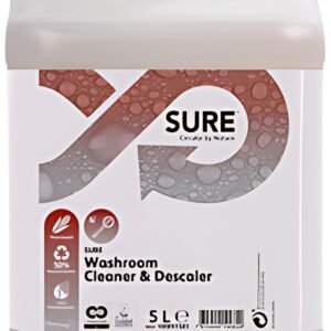 SURE Nettoyant sanitaire "Washroom Cleaner & Descaler", 5 L