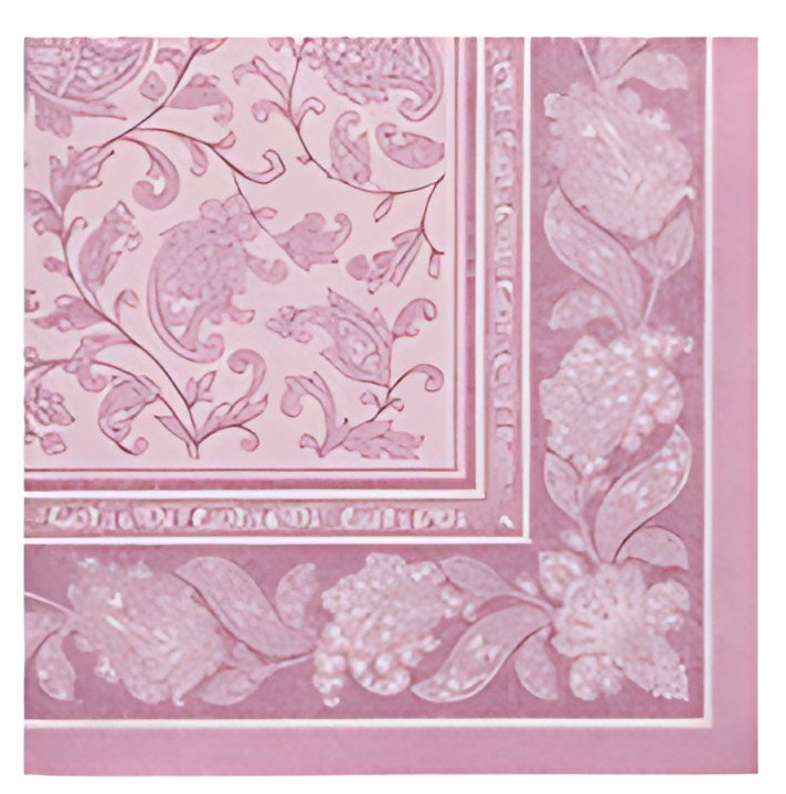 PAPSTAR Serviette "ROYAL Collection Ornaments", lilas