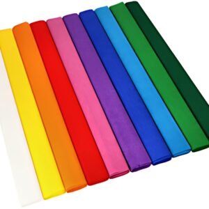 PAPSTAR Banderolle de papier crépon, 500 mm x 2,5 m, assorti