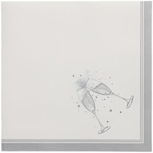 PAPSTAR Serviette "ROYAL Collection Festivities", argent