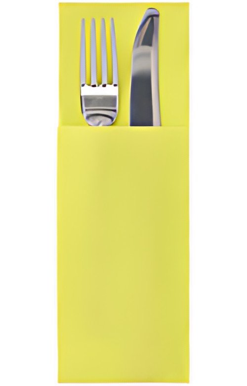 STARPAK Serviette pochette "DAILY Collection", vert citron