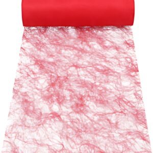 PAPSTAR Chemin de table / ruban décoratif "Sizoflor", rouge