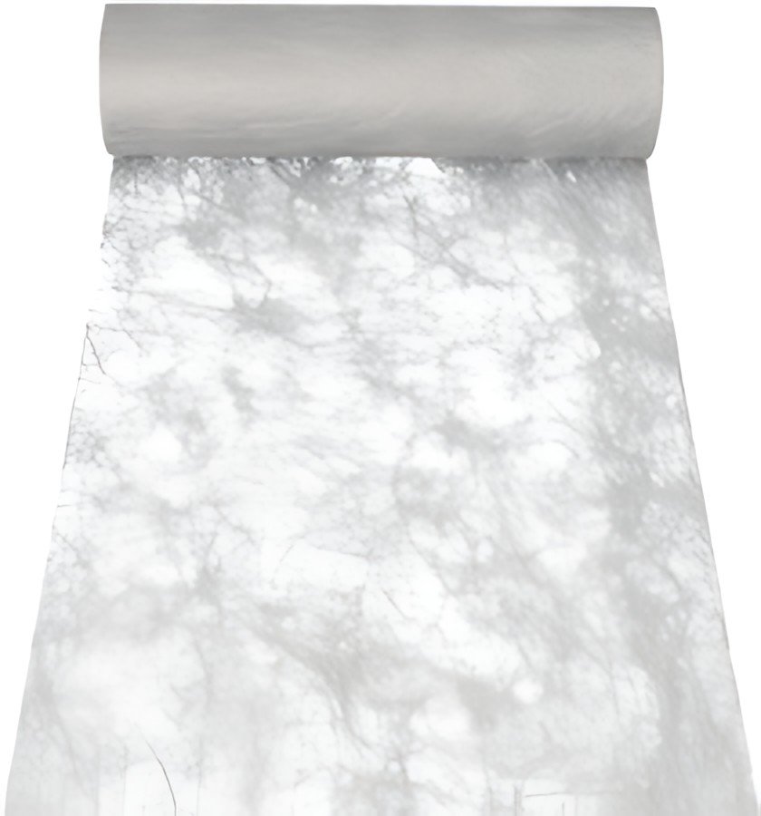 PAPSTAR Chemin de table / ruban décoratif "Sizoflor", argent