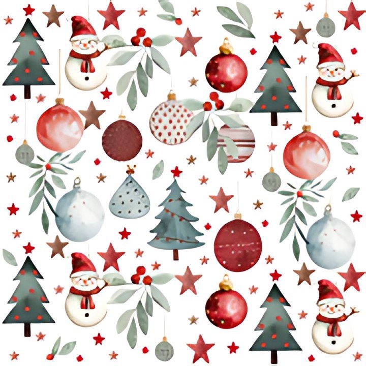 PAPSTAR Serviette à motif de Noël "Cold Winter"