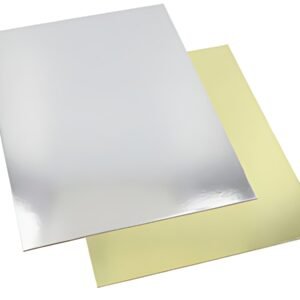 STARPAK Plat à gâteau rectangulaire, 300 x 400 mm, or/argent