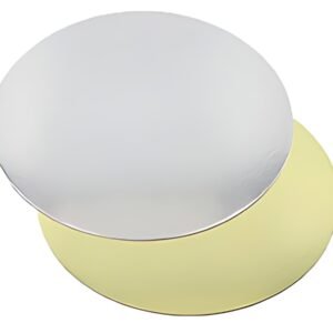 STARPAK Plat à gâteau rond, diamètre: 300 mm, or/argent