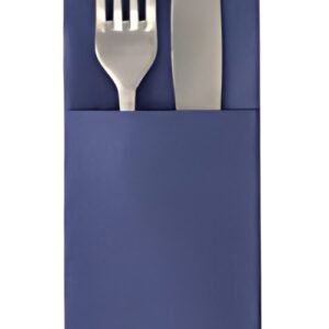 PAPSTAR Serviette pochette "ROYAL Collection", bleu foncé