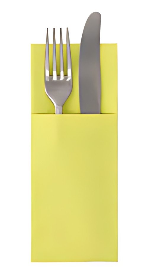 PAPSTAR Serviette pochette "ROYAL Collection", vert citron