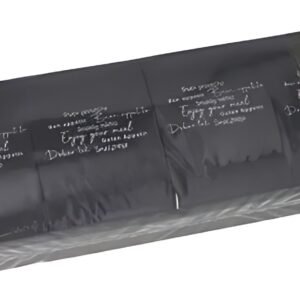 PAPSTAR Serviette pour snack "DAILY Collection", noir