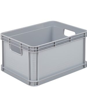 keeeper Caisse de rangement "robert", 20 litres, gris clair