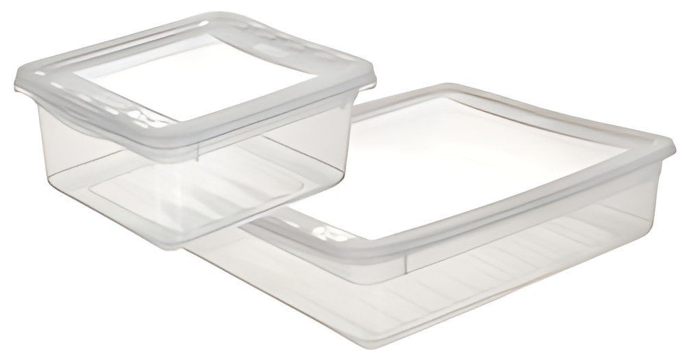 keeeper Boîte de rangement "bea", 18 L, PP, transparent