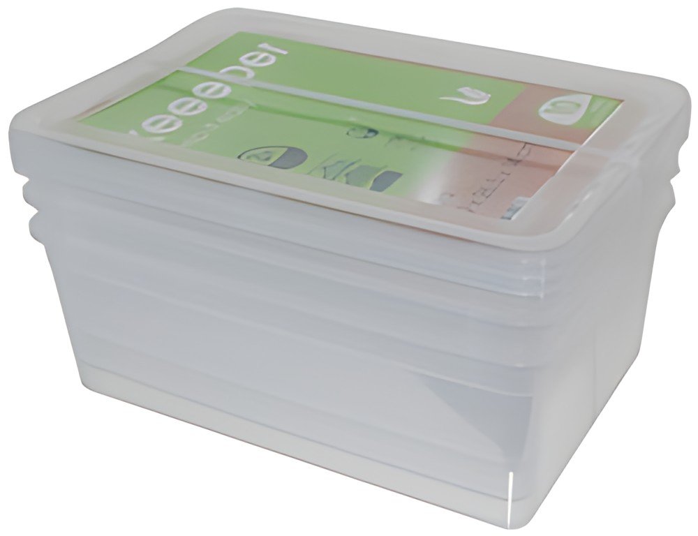 keeeper Kit de boîtes de rangement "bea", 3x 11,0 litres, PP