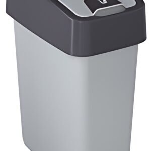 keeeper Poubelle "magne", 10 litres, argent / anthracite