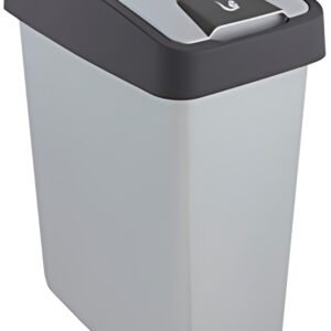 keeeper Poubelle "magne", 25 litres, argent / anthracite