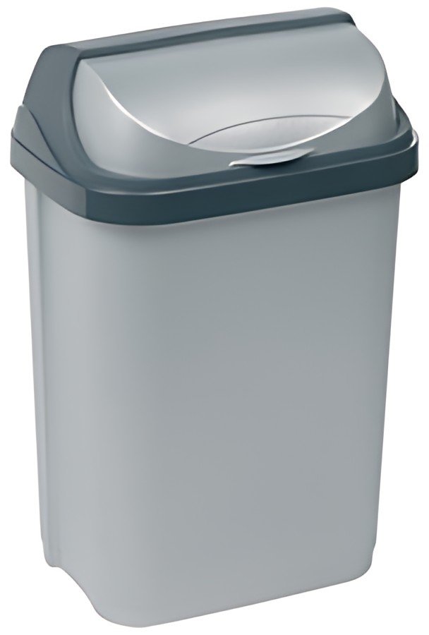 keeeper Poubelle "rasmus", 10 litres, argent