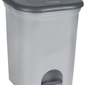 keeeper Poubelle à pédale "torge", 2x 11 litre, argent