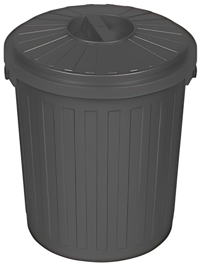 keeeper Poubelle Mini-Tonne "mats" avec couvercle, 7 litres