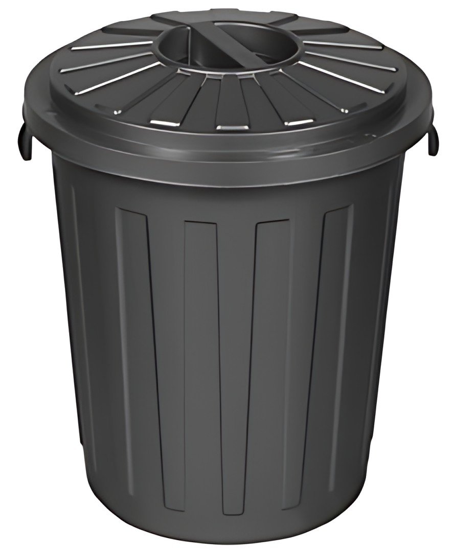 keeeper Poubelle "Maxi-Tonne mats" avec couvercle, 23 litres