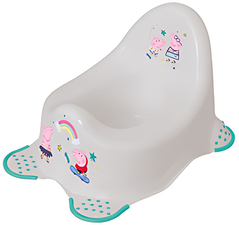 keeeper kids Pot pour bébé adam "Peppa Pig", gris clair