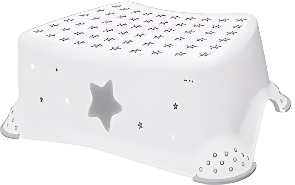 keeeper kids Marchepied tomek "stars", blanc & impression