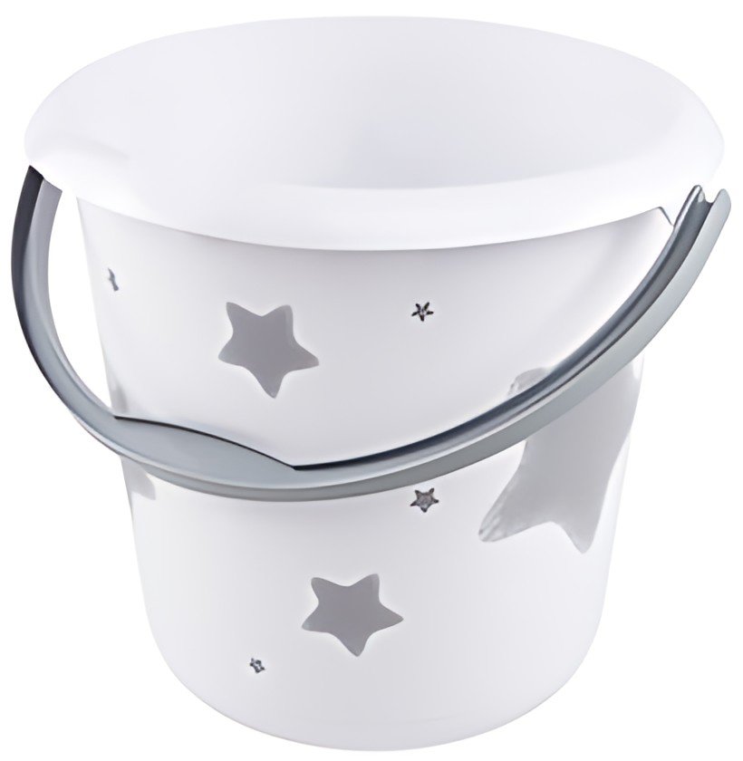 keeeper Seau déco ilvie "stars", rond, 10 litres