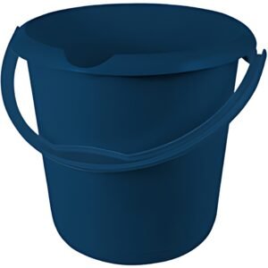 keeeper Seau "mika eco", rond, 10 litres, bleu