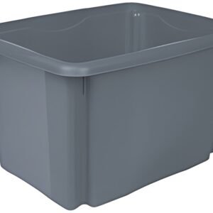keeeper Boîte de rangement "emil eco", 30 litres, gris
