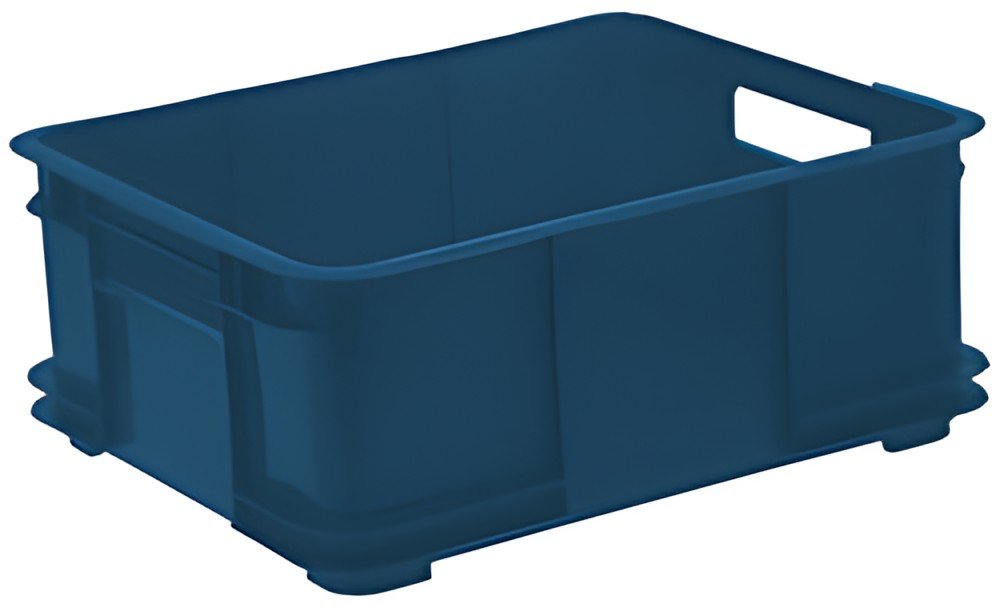 keeeper Caisse de rangement Euro-Box L "bruno eco", bleu