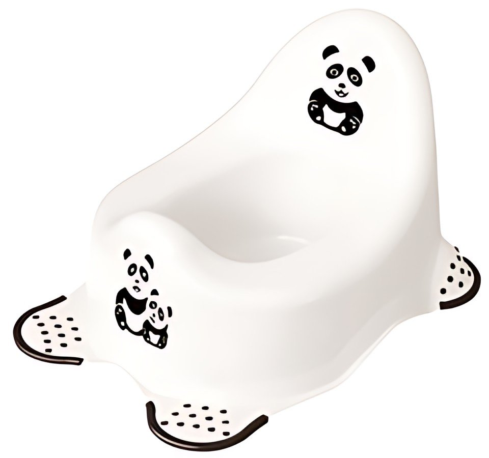 keeeper kids Pot pour bébé "adam panda", blanc avec motif