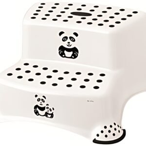keeeper kids Marchepied "igor panda", 2 marches, blanc