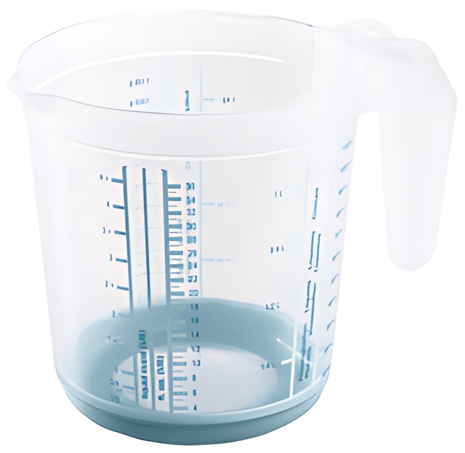 keeeper Broc gradué "massimo", 0,5 litre blanc/nordic-blue