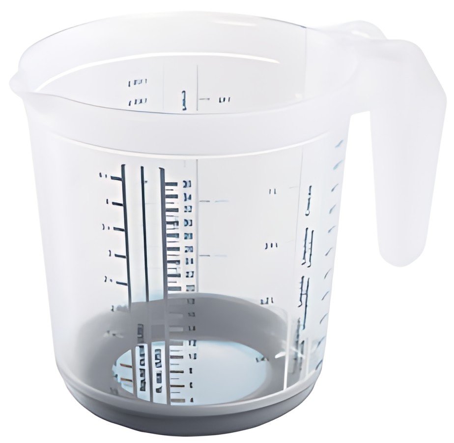 keeeper Broc gradué "massimo", 1,5 litre blanc/nordic-grey