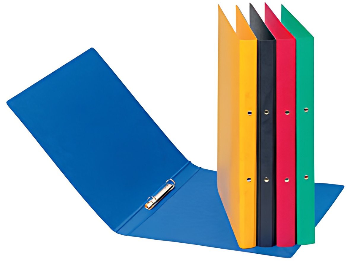 PAGNA Classeur 2 anneaux, en carton, bleu
