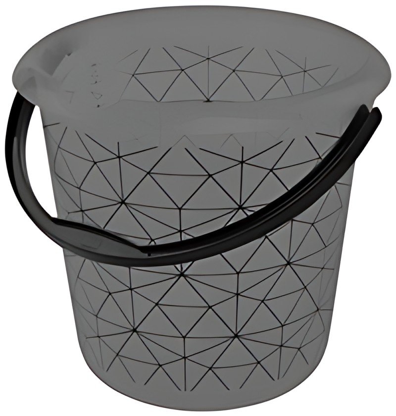 keeeper Seau déco ilvie "polygon", rond, 10 litres