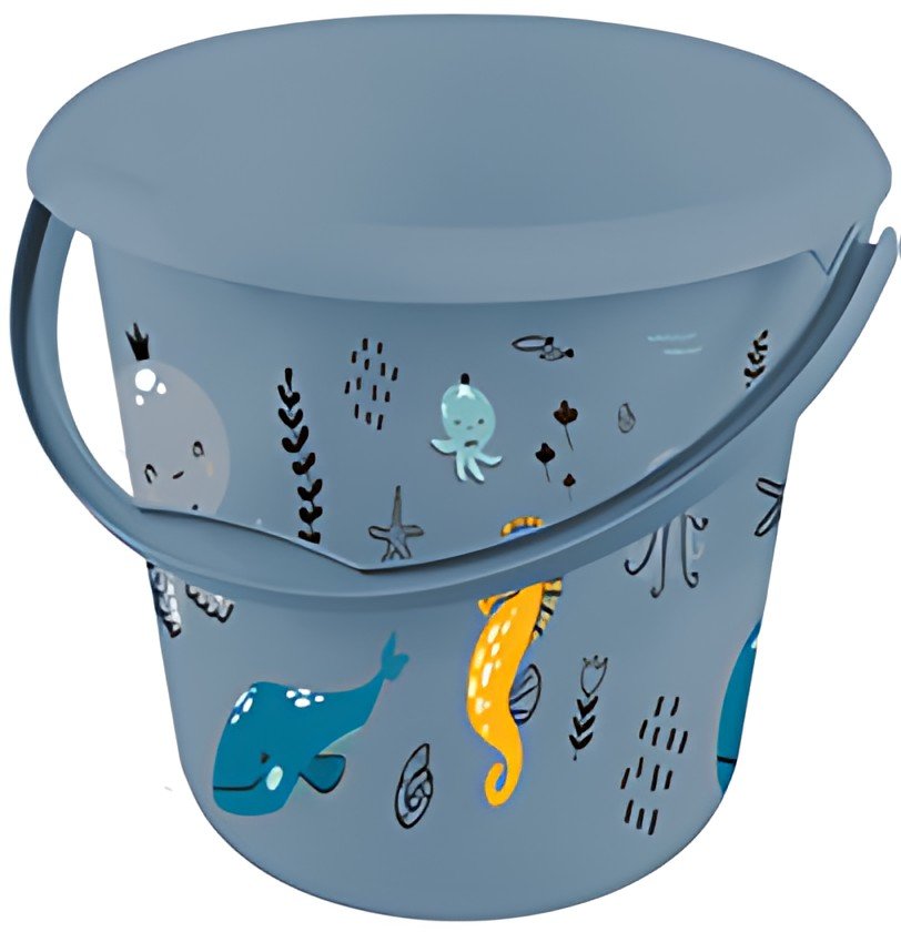 keeeper Seau déco ilvie "Sealife", rond, 10 litres