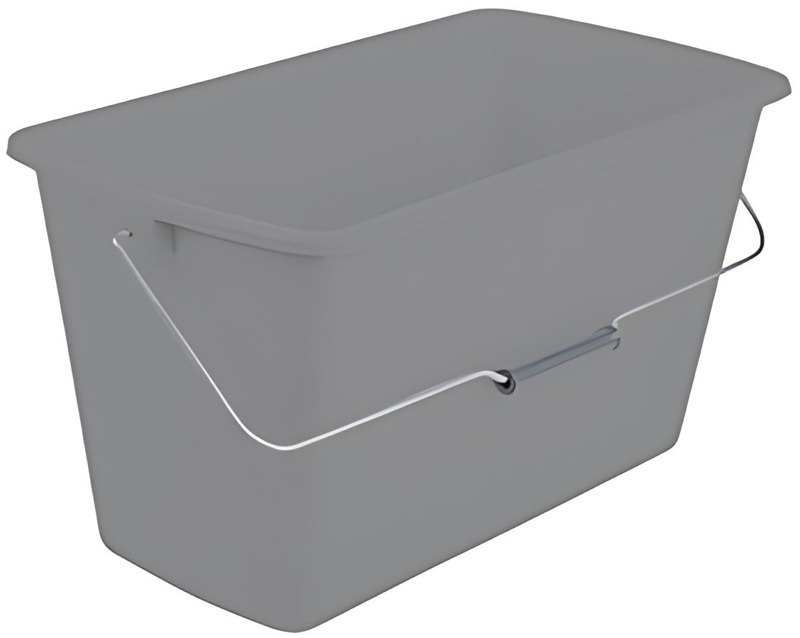 keeeper Seau de ménage "bent", rectangulaire, nordic-grey