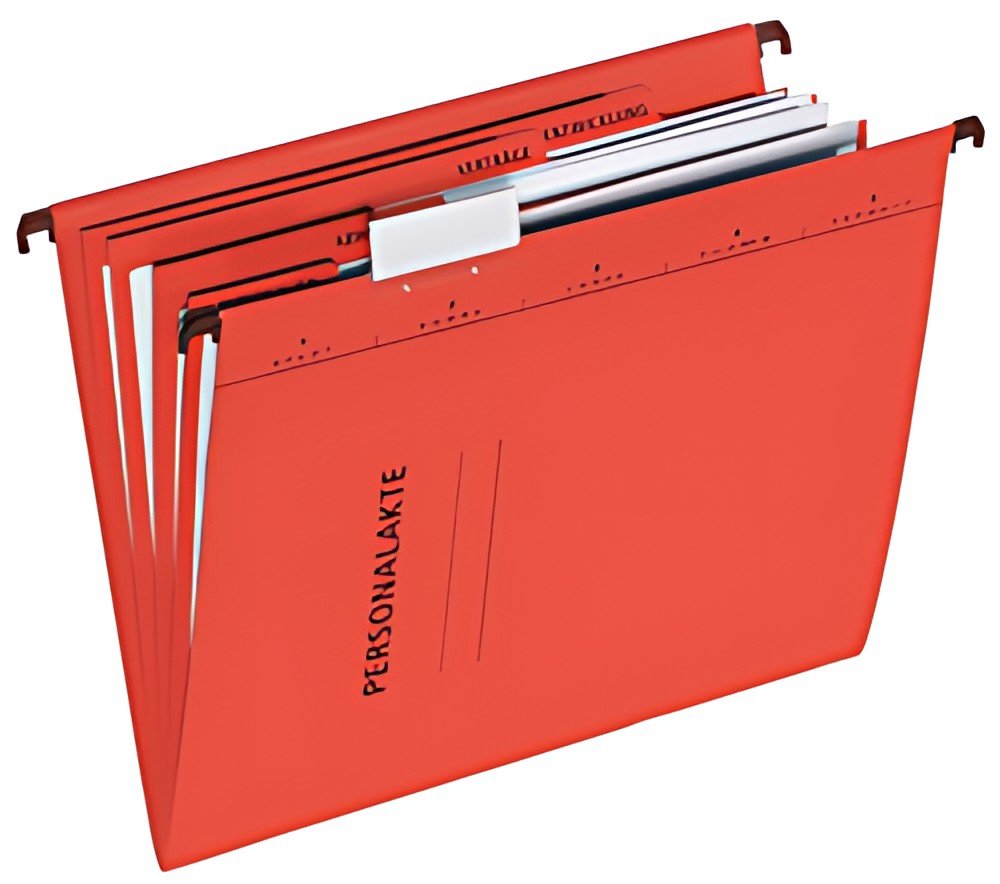 Dossier personnel PAGNA, en carton, 5 volets, rouge